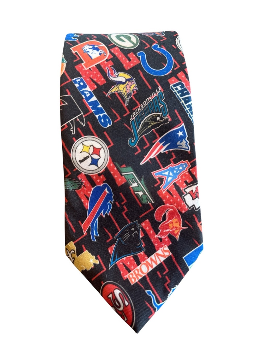 Vintage 1994 Ralph Marlin NFL Team Logo Tie Buffalo Bills Bears Cowboys Rams